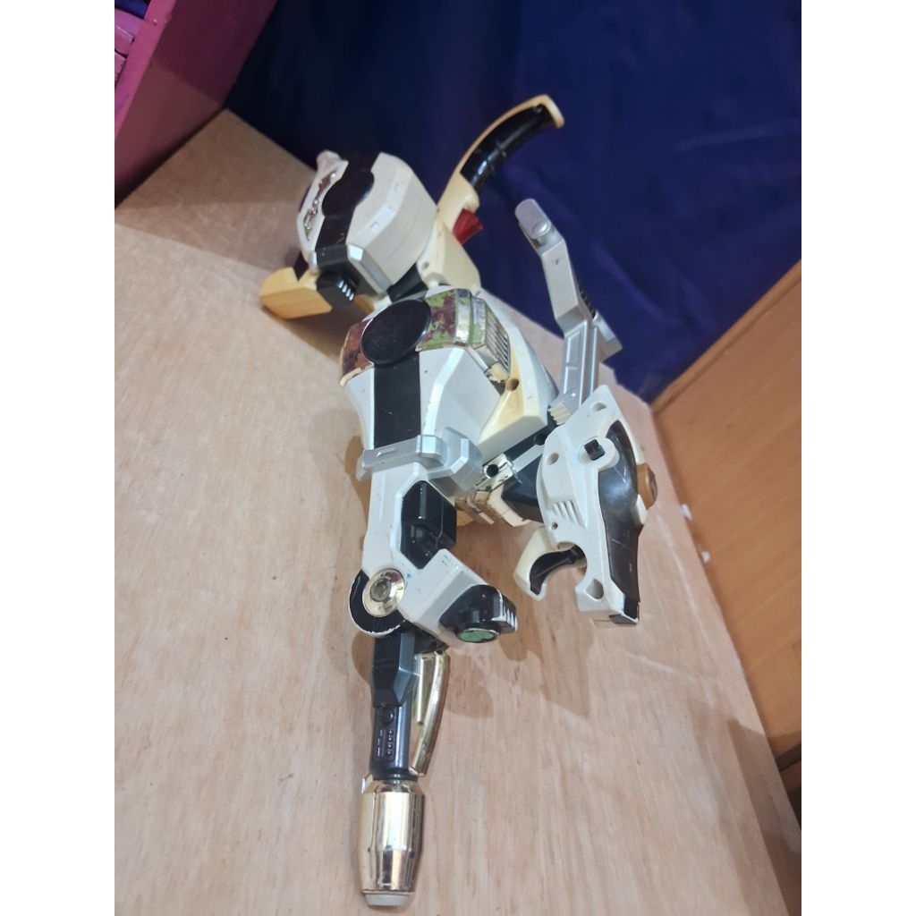 Mainan Zord Power Rangers SPD BANDAI 2004 SIC Sentai Dekaranger Deka Doggy Part Junk Robot Interacti