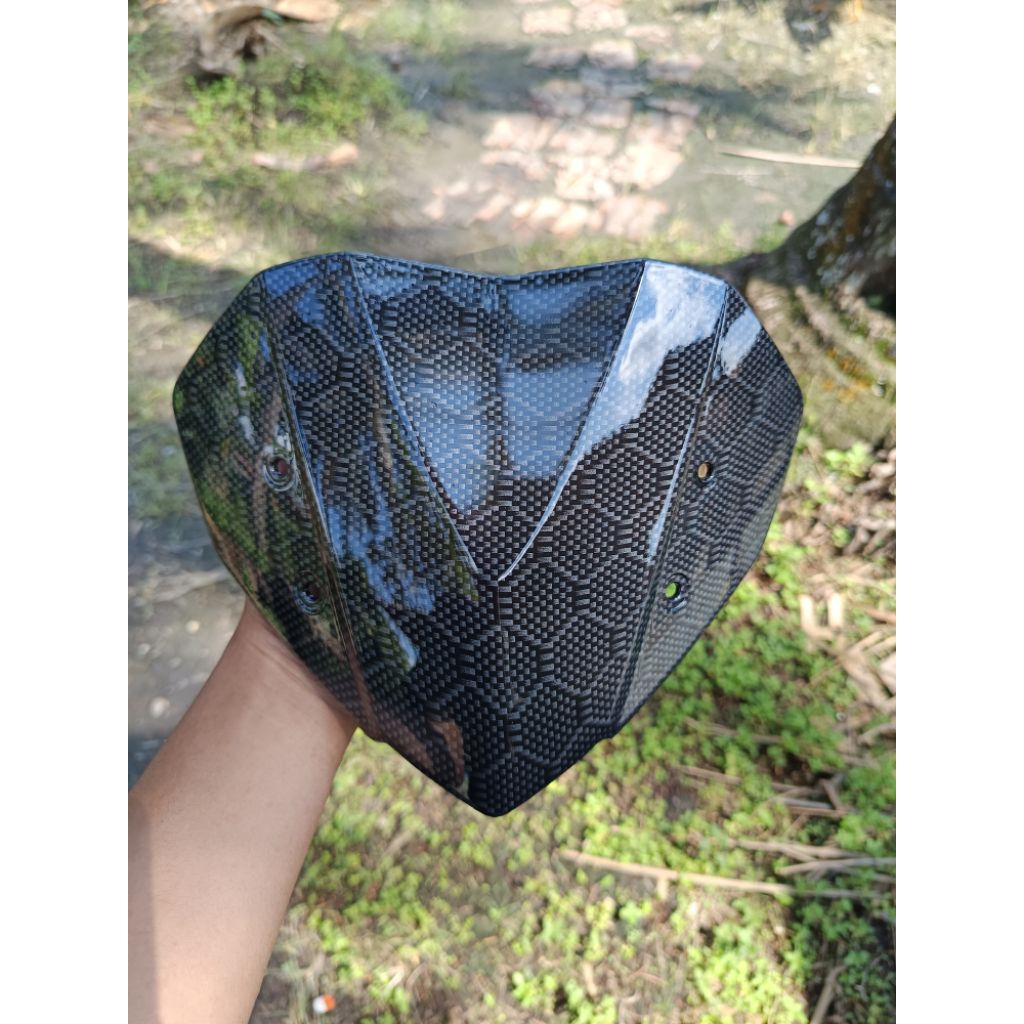 visor CB 150R carbon hexcagon