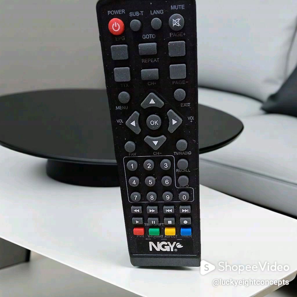 REMOTE REMOT STB  dvb T2 NAGOYA NGY Langsung pakai tanpa setting