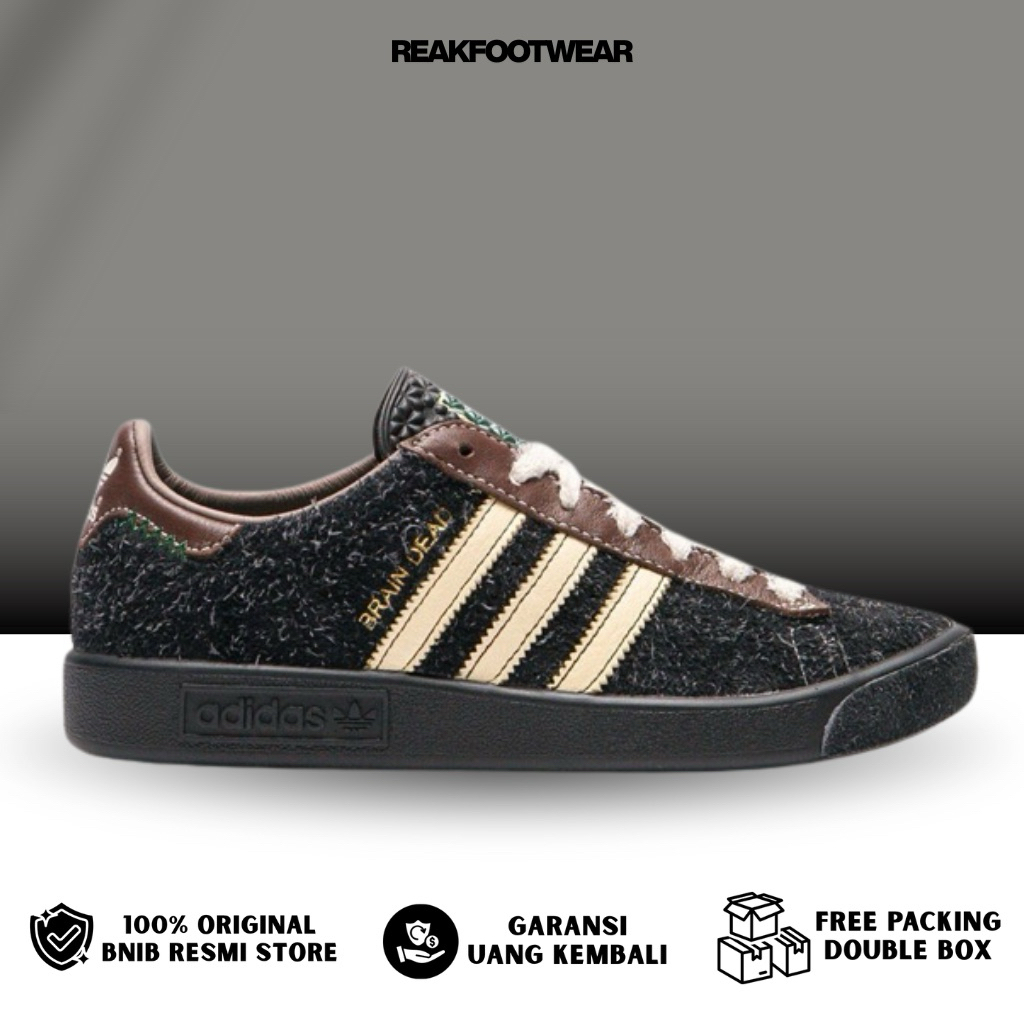 Adidas Forest Hills Brain Dead Black 100% Authentic [JR7943]