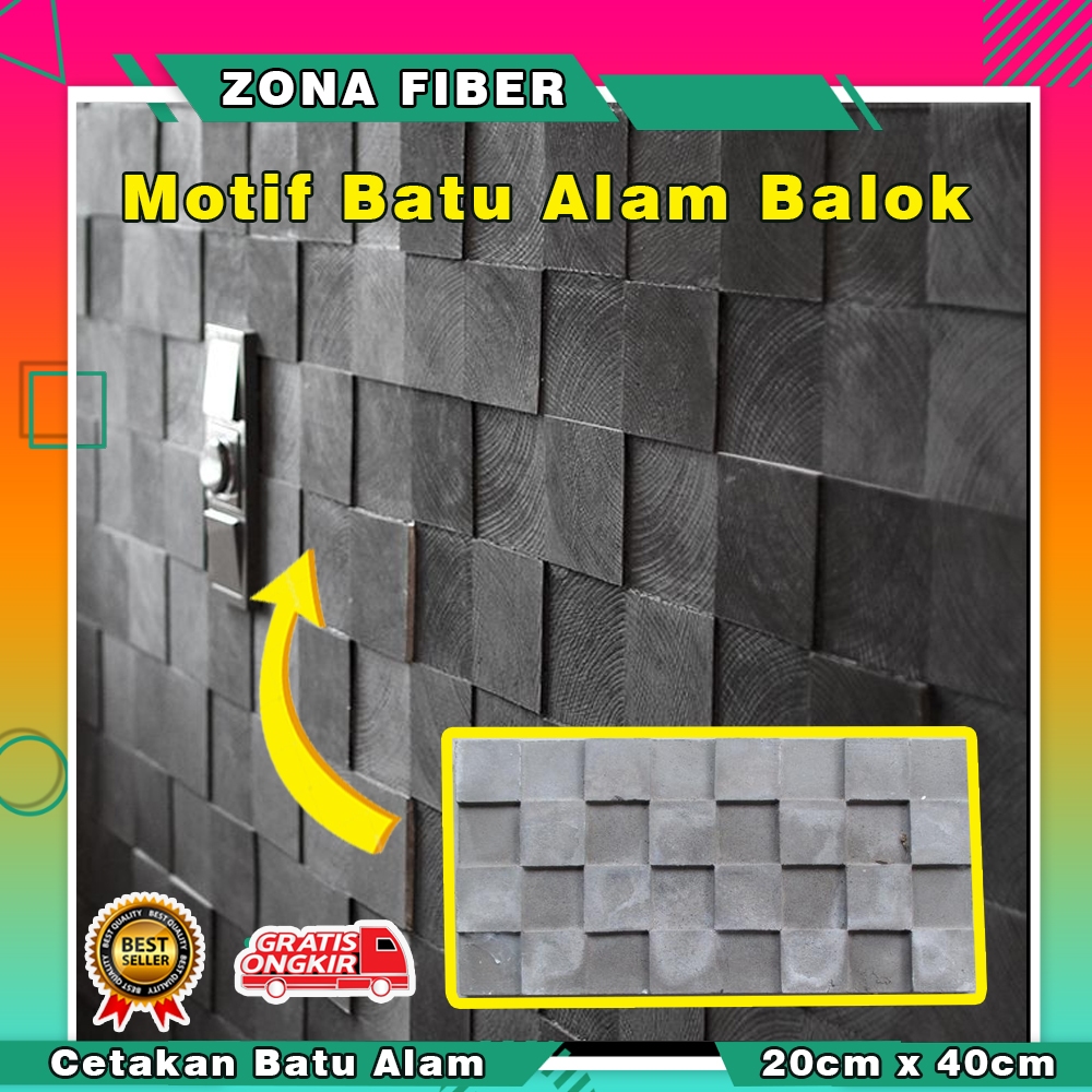 Cetakan Batu Alam Dinding Fiber Tebal | Cetakan Fiber Batu Alam | cetakan batu alam tempel dinding