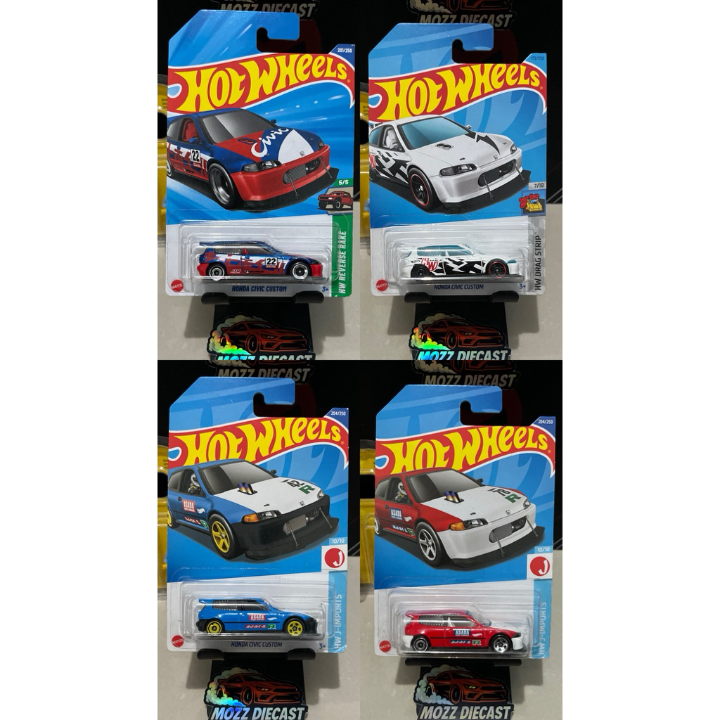 Hot Wheels Honda Civic Custom HotWheels Civic Custom