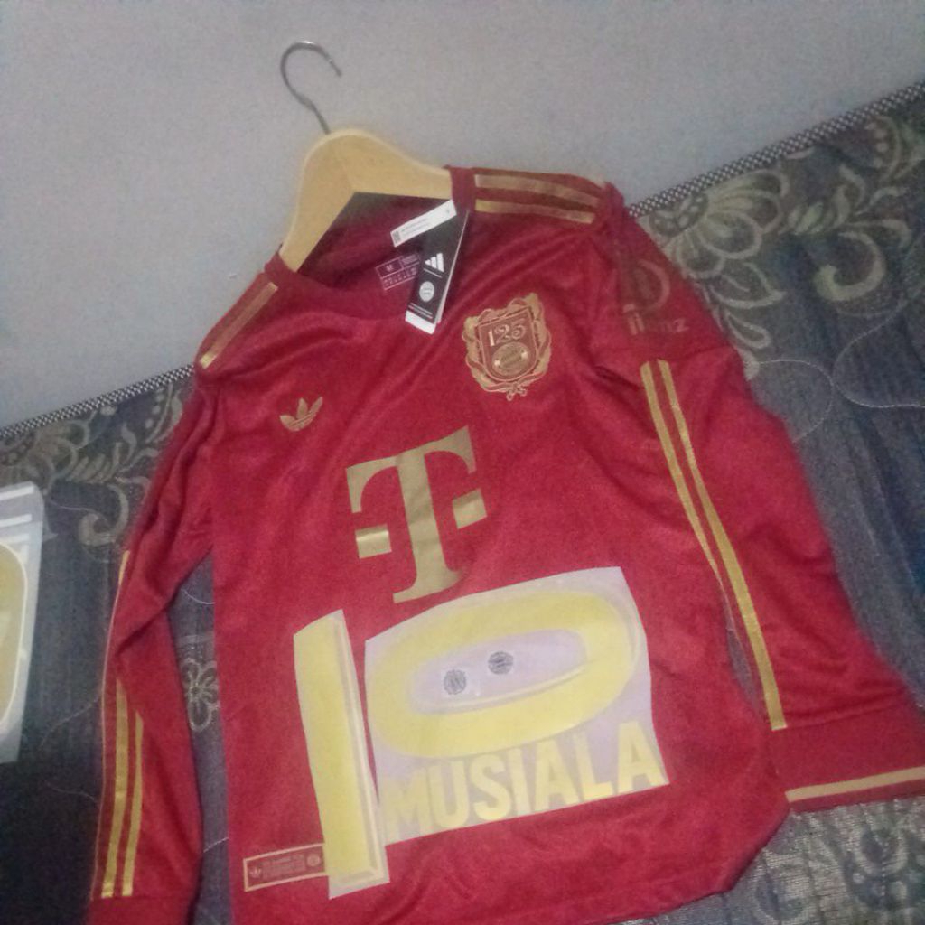 jersey bayern munchen home anniversary 125th longsleeve 2025