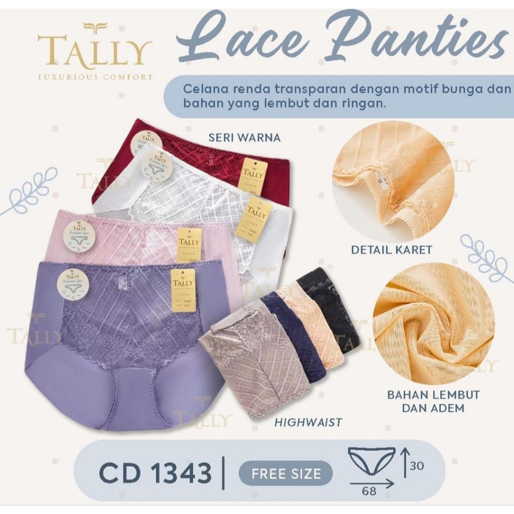 CD Celana  Dalam wanita merk Tally art 1343