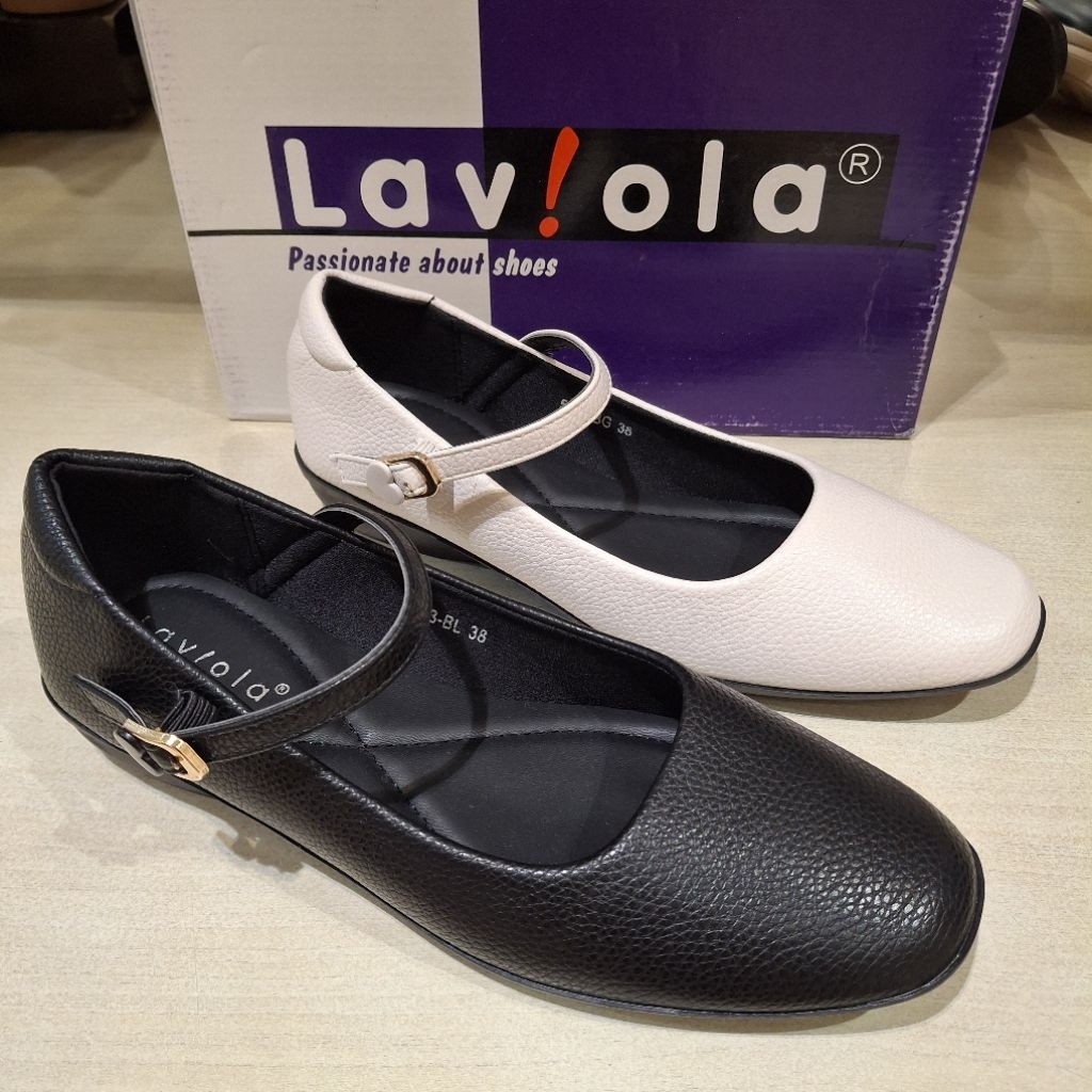 Laviola sepatu wedges 3cm wanita new ringan empuk & ori size 36-40