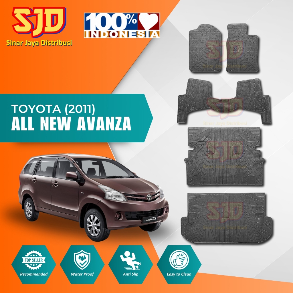 Karpet Mobil / Karpet Karet Lantai All New Avanza 2011 2012 2013 2014 2015 DTBB