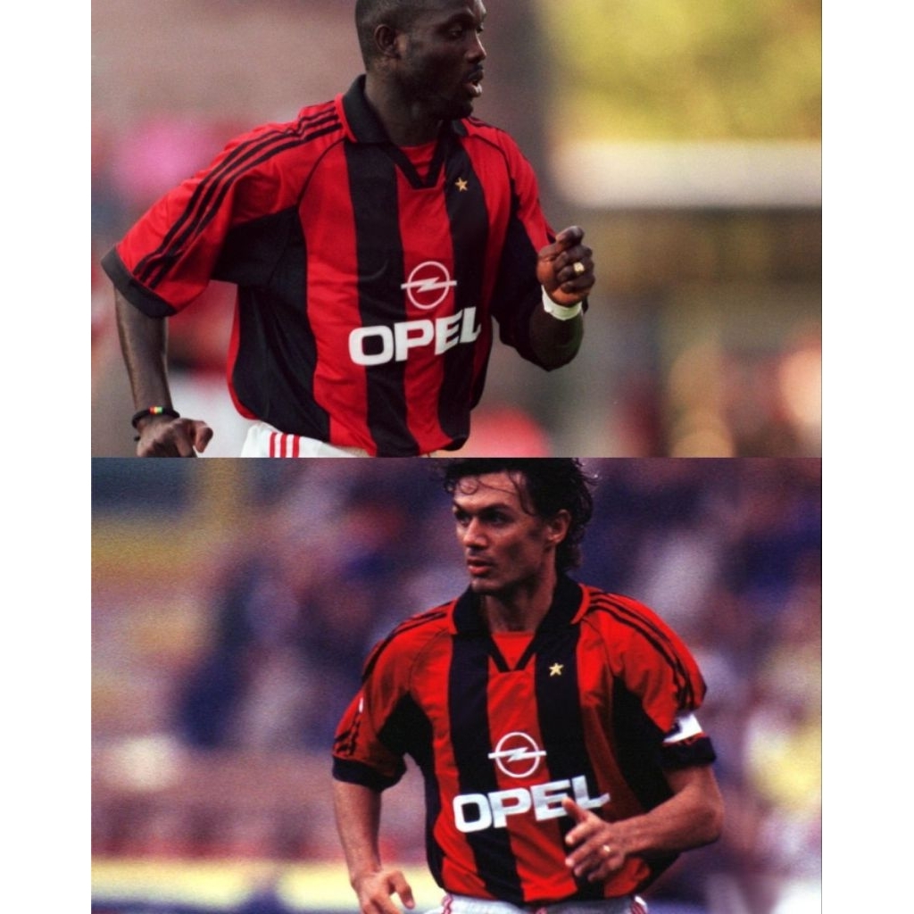 JERSEY RETRO ACM MIL 1998 HOME BAJU BOLA KLASIK VINTAGE WEAH BIERHOFF MALDINI K05
