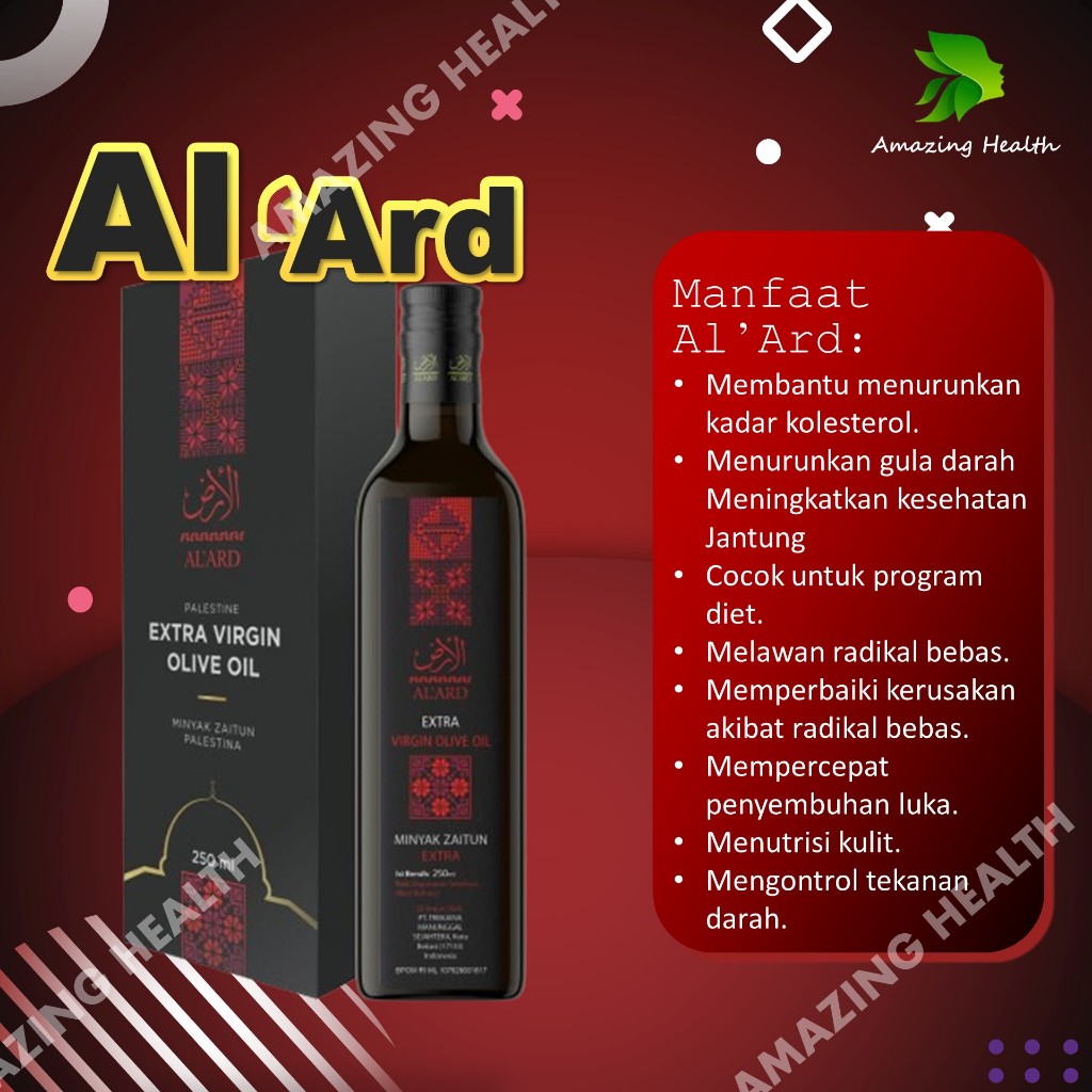 Al Ard - Deep Extra Virgin Olive Oil Minyak Zaitun HNI HPAI
