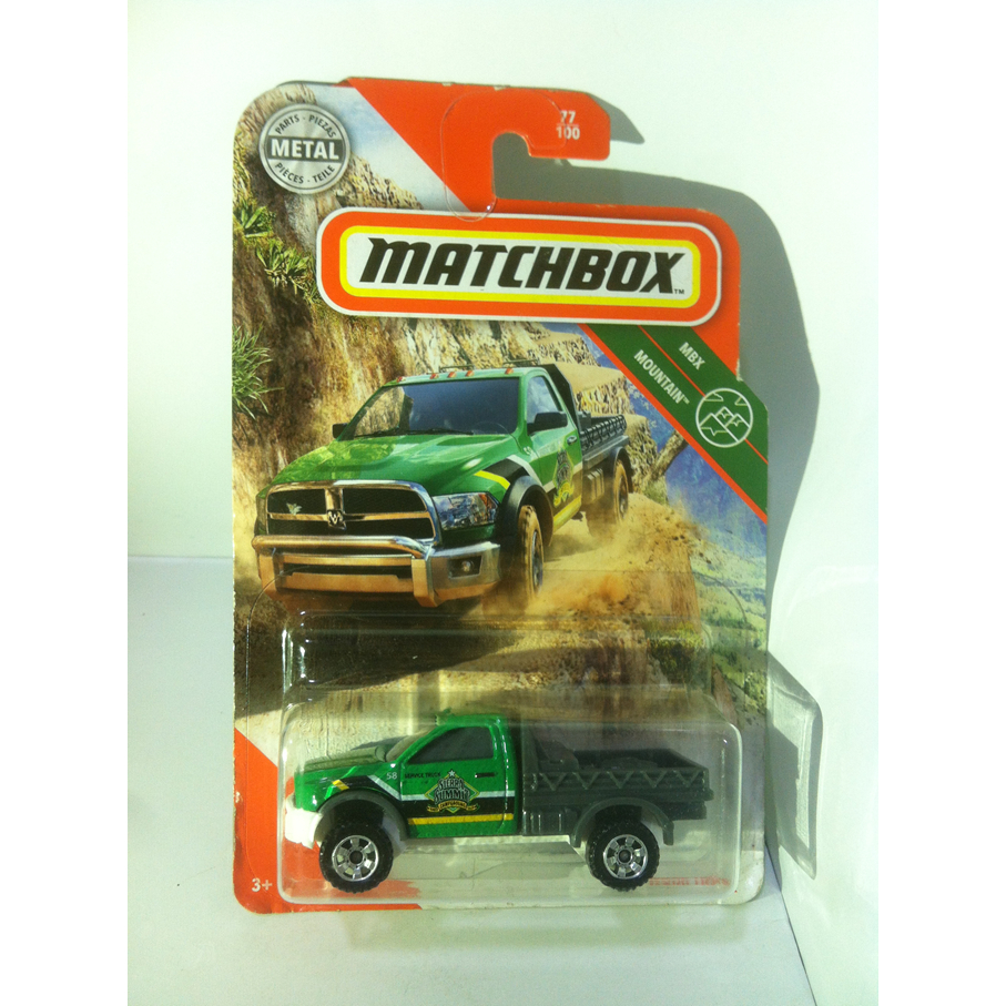 Matchbox. 2020 MBX Mountain - 77. 2016 Ram Flatbed Work Truck by MATTEL