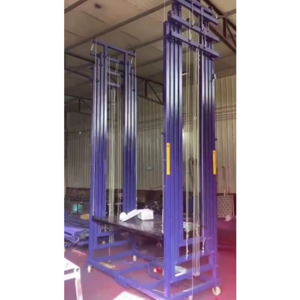 Electric Scaffolding Lift Platform 250 Kg 12 Meter