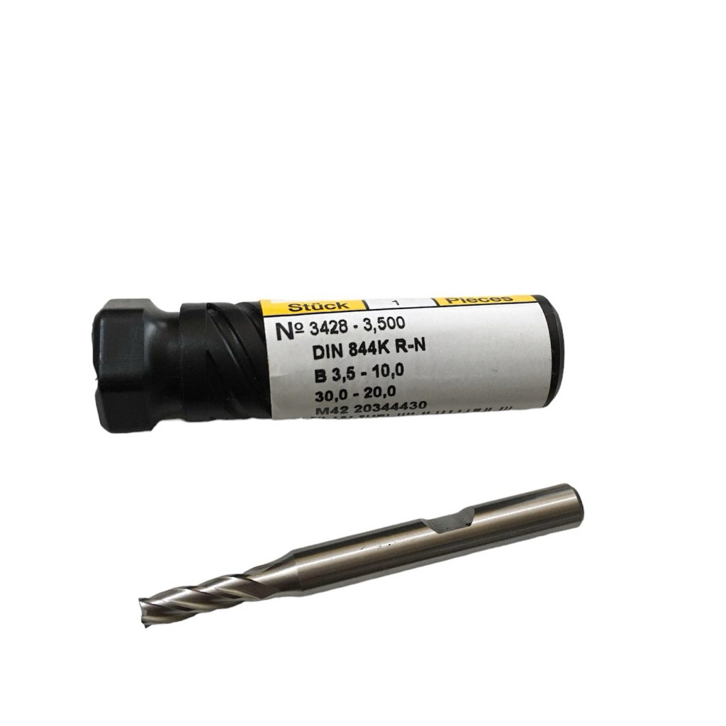 Endmill 3.5 mm HSS 4Flute Merk GUHRING | Endmill HSS 3,5 mm Germany