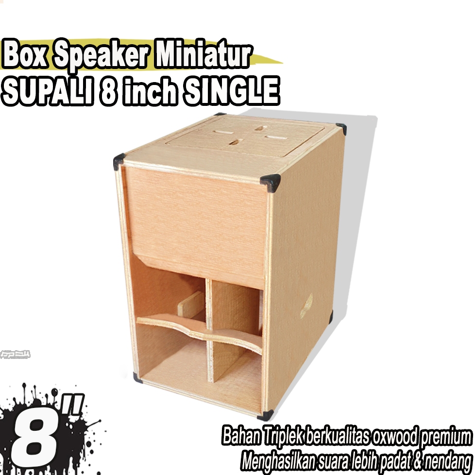 Box Speaker Miniatur Supali 8 inch