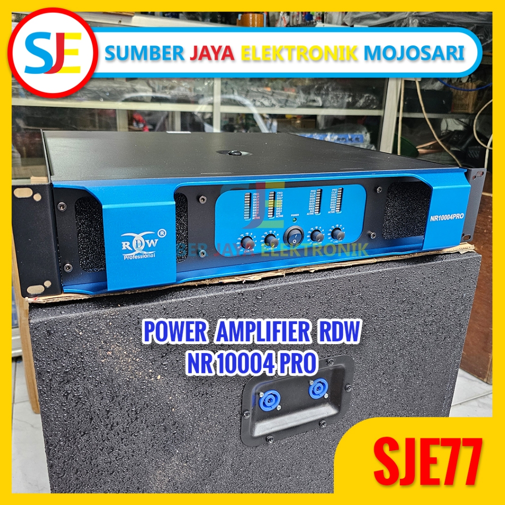 Power Amplifier RDW NR 10004 Pro / Power Ampli 4 Channel RDW NR10004 MK3
