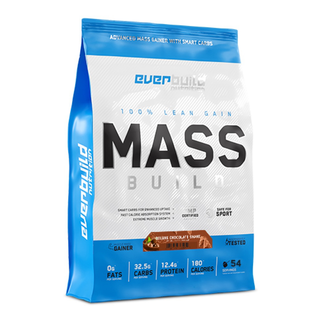 EVERBUILD Mass Build Gainer 6 Lbs Lean Mass Susu Penambah Berat Badan