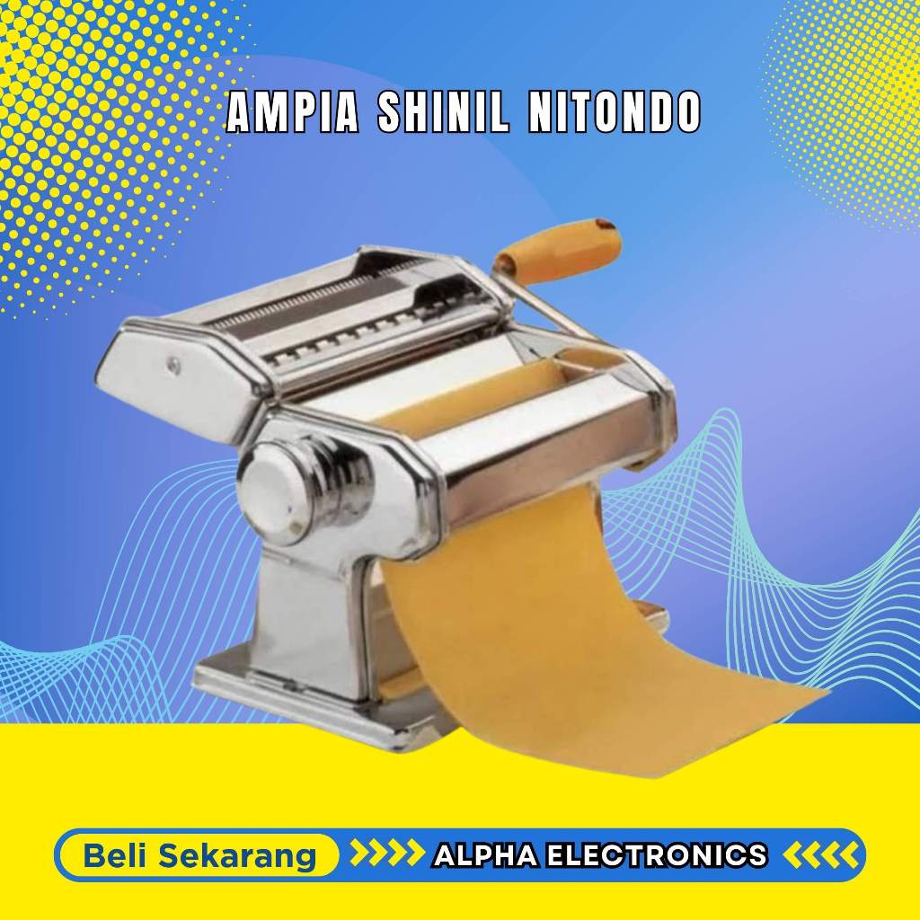 AMPIA SHINIL NITONDO/NITONDO SHINIL Ampia Gilingan Mie Pasta Molen Noodle Maker