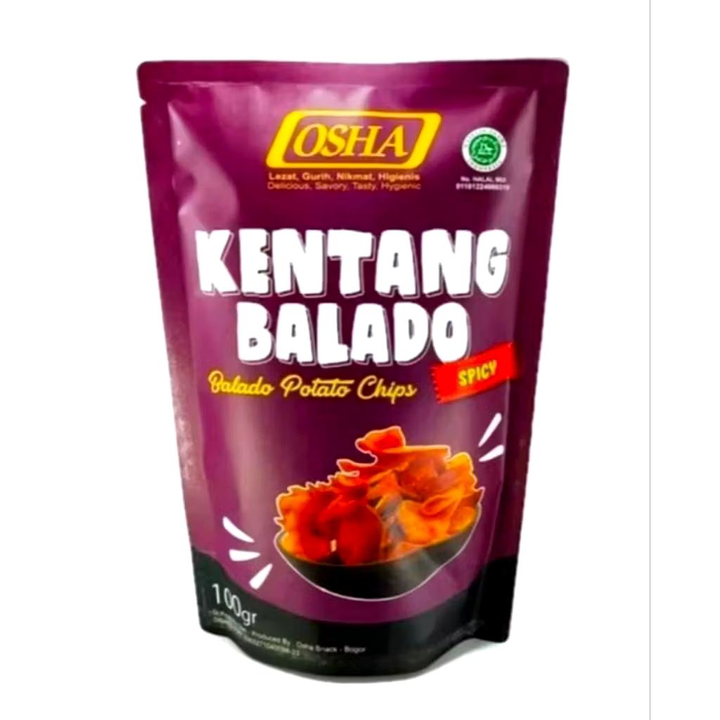Keripik Kentang Balado