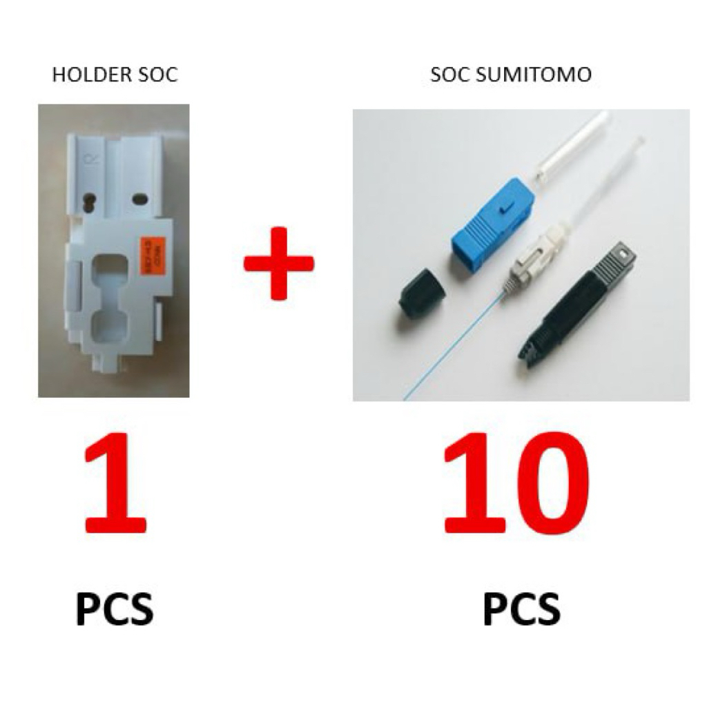 HOLDER SOC + SOC SUMITOMO NEW FTTH SOC / holder / soc