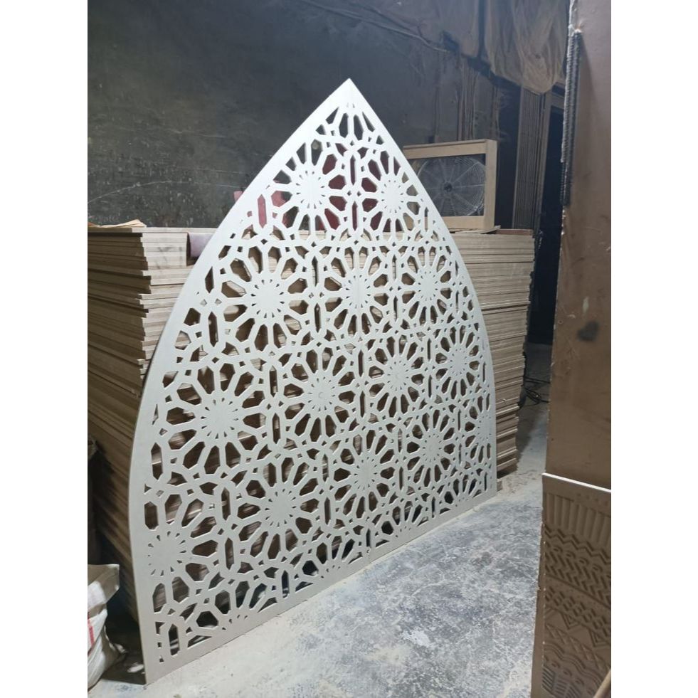 Ornamen bangunan lengkap GRC krawangan lisplang PVC ACP kubah menara lis profile