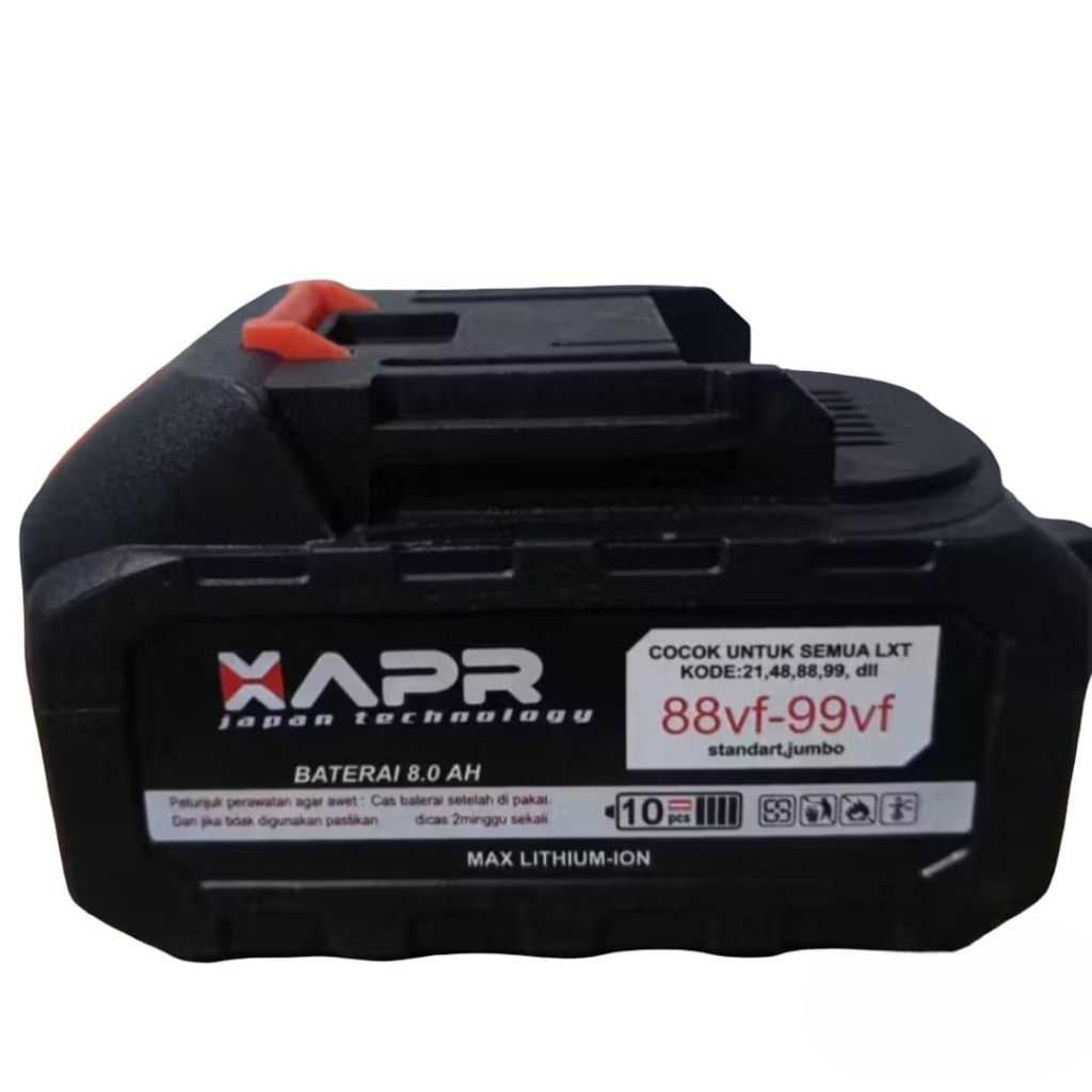 BATERAI IMPACT WRENCH 88VF XAPR SKU 1602 GTOOLS JLD UCHIHA BATERAI BOR IMPACT 88V 99V