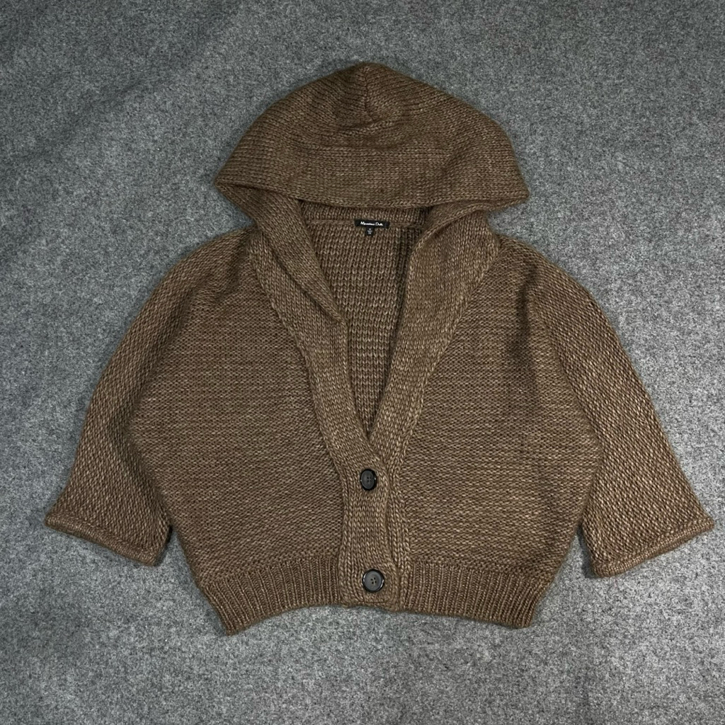 Cardigan woll rajut Massimo Dutti second