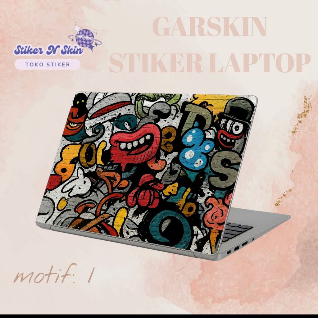 Garskin Stiker Laptop Grafiti