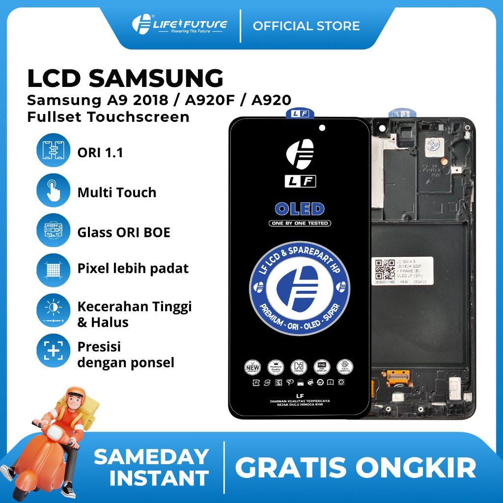 LF - LCD Samsung A9 2018 / A920F / A920 Fullset Touchscreen