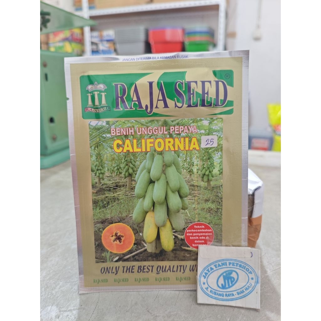 Benih pepaya madu California raja seed 1 gr
