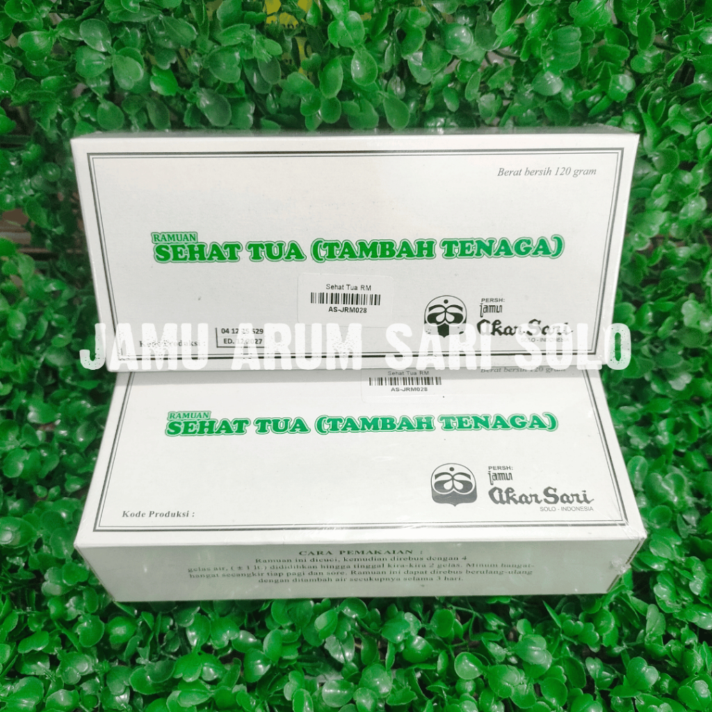 Jamu Akar Sari - Jamu Sehat Tua Rebusan - Untuk Kebugaran Lansia / Usia Lancar