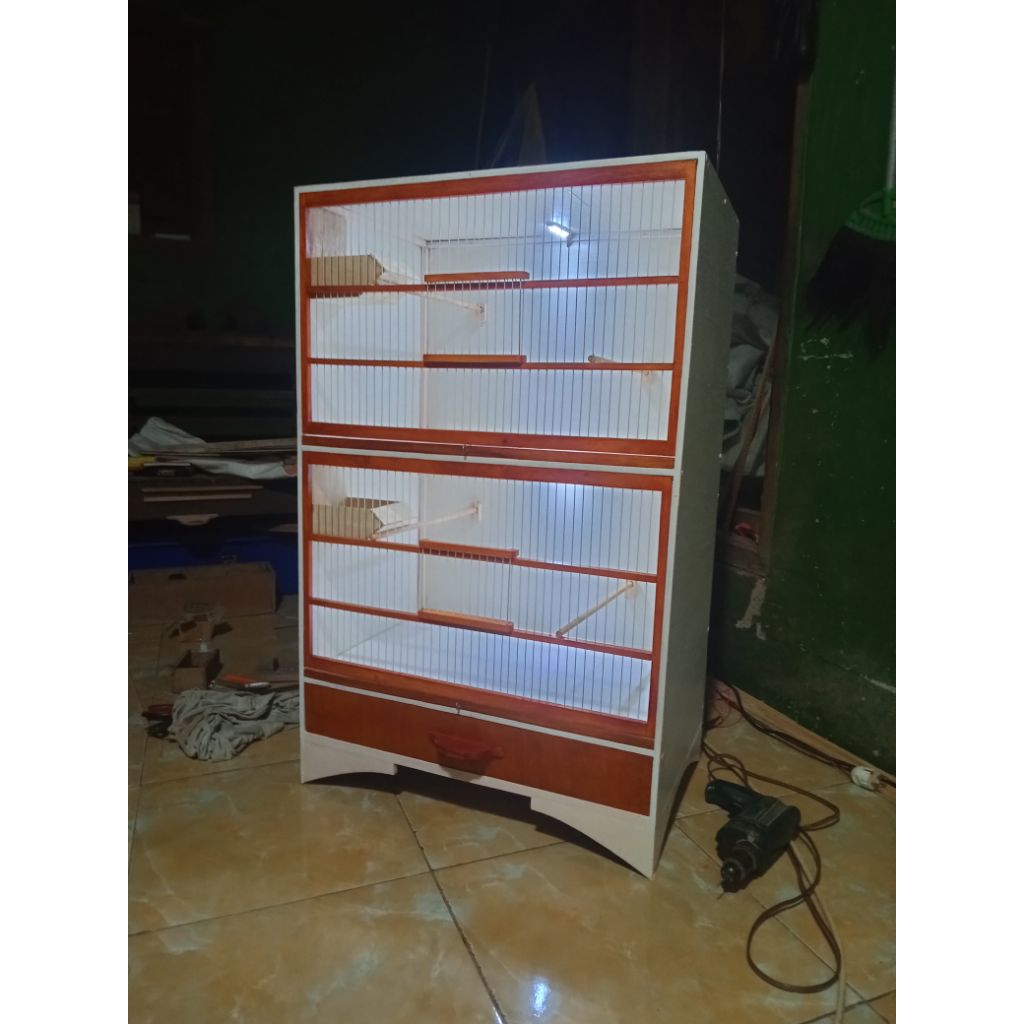 Box Ternak Burung Kenari tingkat 2