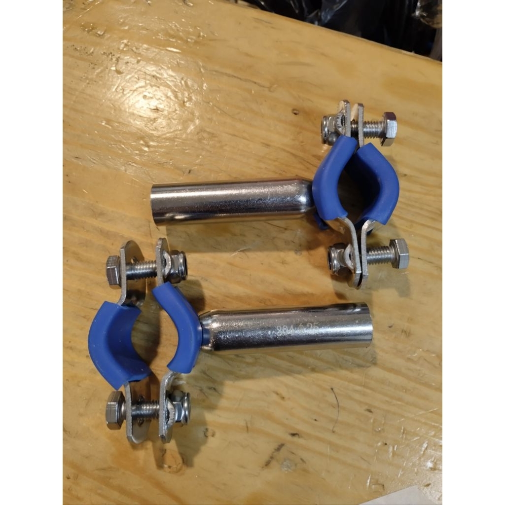 Clamp pipa sanitary 1" inch / Clamp pipa holder Stainless 304