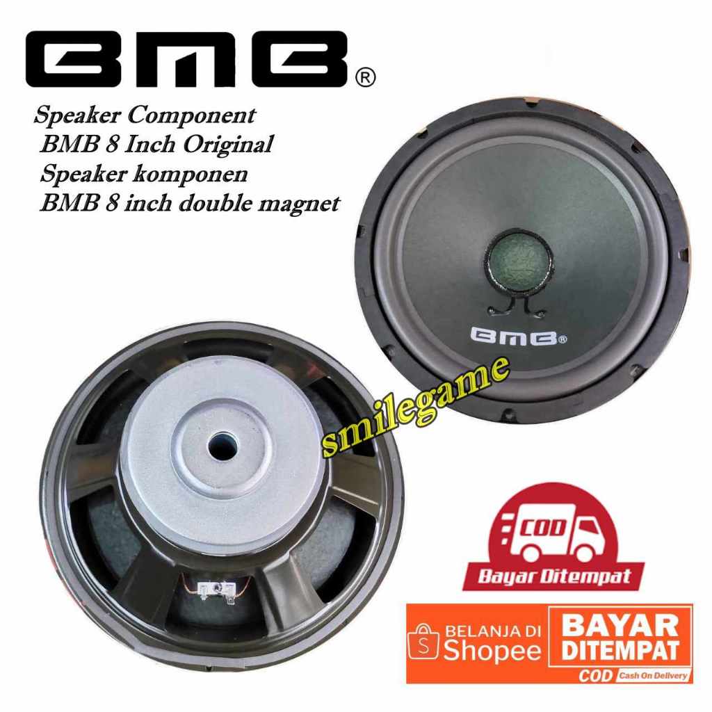 Speaker Component BMB 8 Inch Original Speaker komponen BMB 8 inch double magnet