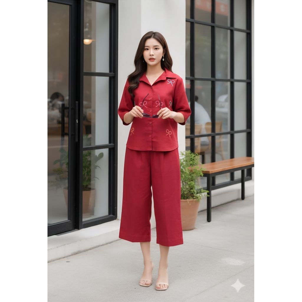 RIBBON JUMBO LINEN SET