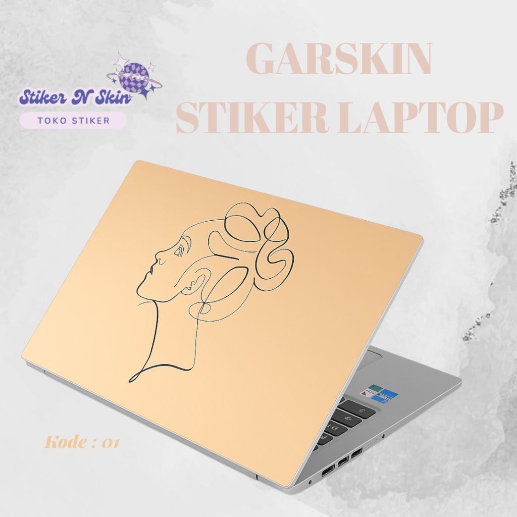 Garskin stiker laptop aesthetic
