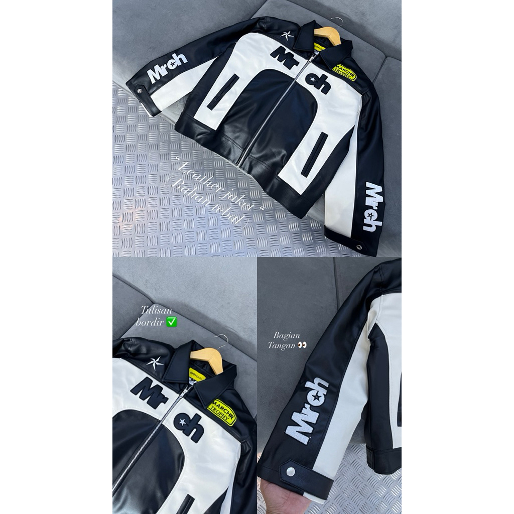 LEATHER JAKET ORIGINAL - Leather jaket pria/wanita