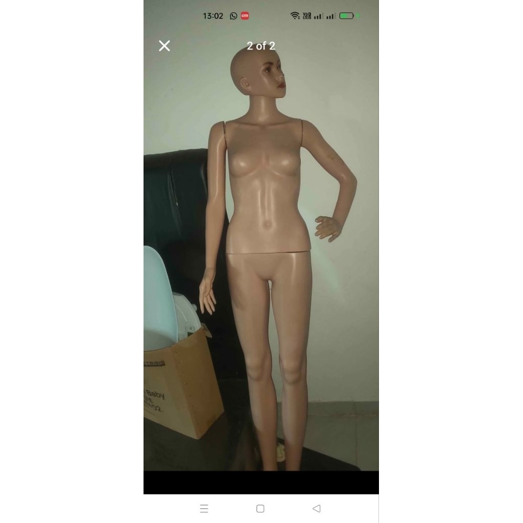 PRELOVED BEKAS PAKAI PATUNG MANEKIN WANITA FULL BODY