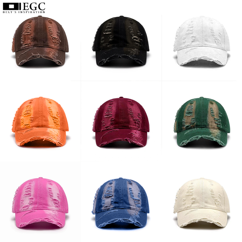 OFFICIAL TOPI BASEBALL ROBEK GRADASI / TOPI PRIA DAN WANITA CASUAL/ TOPI BASEBALL DENIM - TPI-235