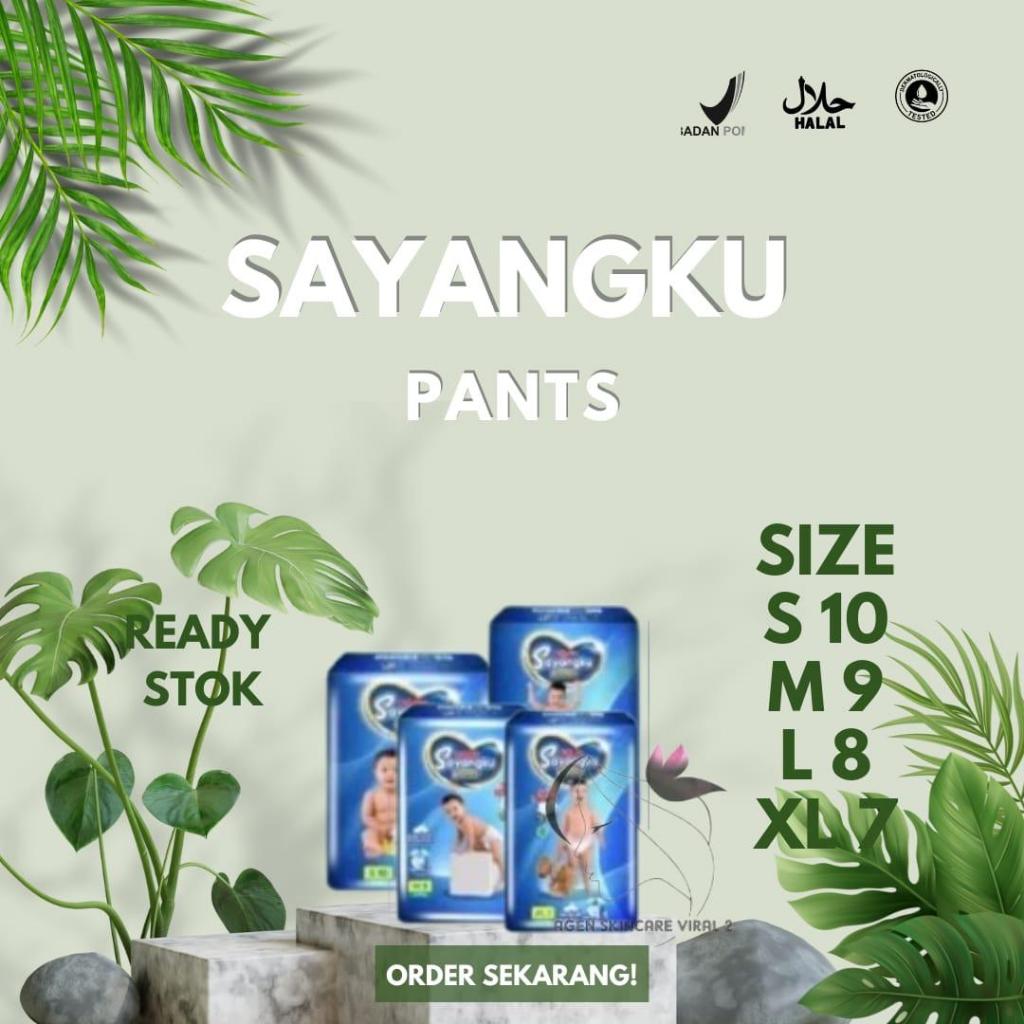 - agenskincareviral2 - Sayangku Pants Mini Pack Popok Celana Bayi Extra Soft & Breathable SIZE (S10/