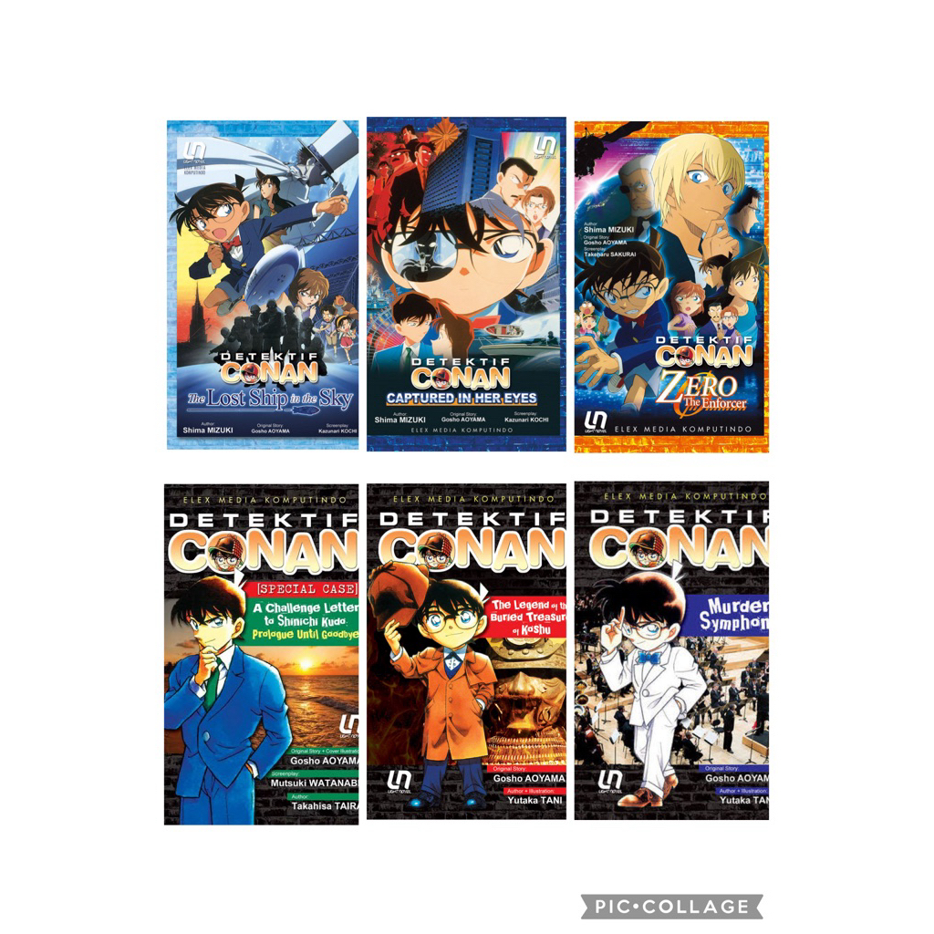 Detektif Conan Light Novel Special Case / Shinichi kudo / Heiji Hattori