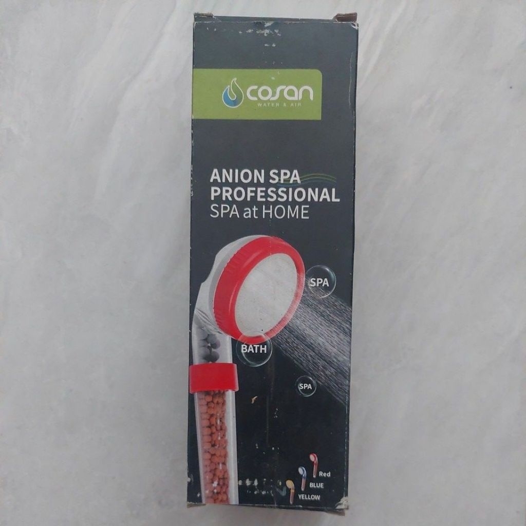 Kepala shower anion spa merk cosan