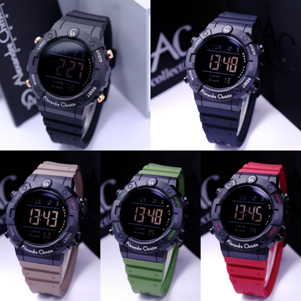 JAM PRIA ALEXANDRE CHRISTIE AC 9388 AC9388 DIGITAL BLACK RUBBER ORIGINAL
