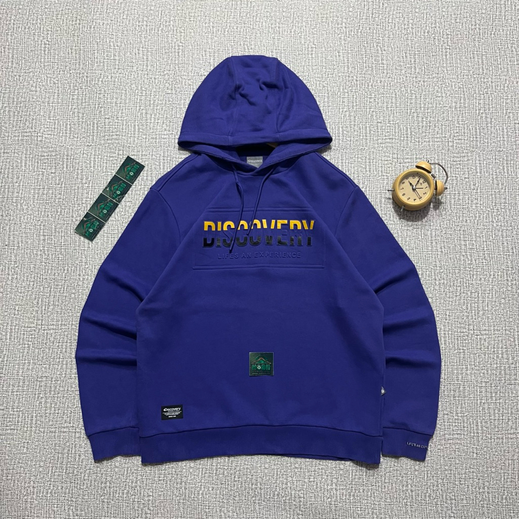 Hoodie Discovery Brand Original 159 Size L | Crewneck | Jacket | Bomber | Tracktop | Outdoor | Atasa