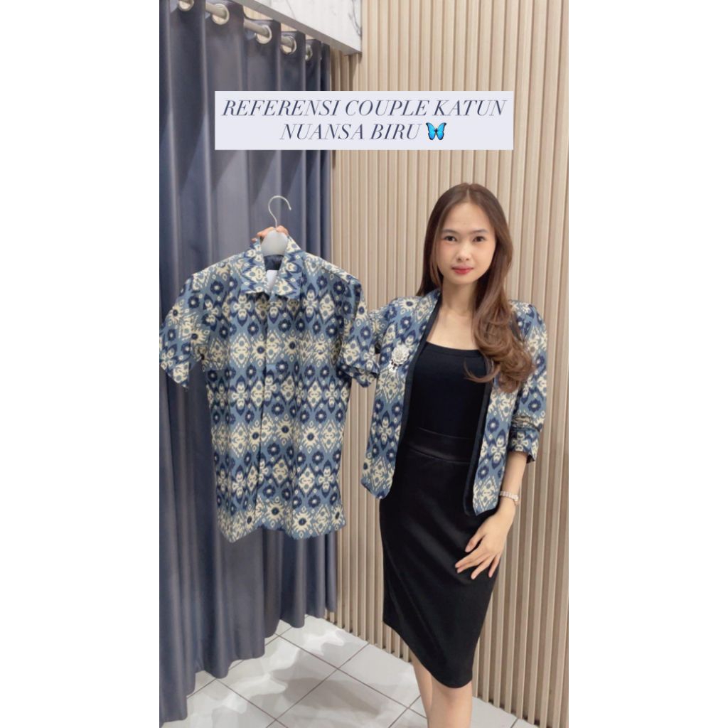 Couple Endek Katun Print/Couple Endek/Endek Bali