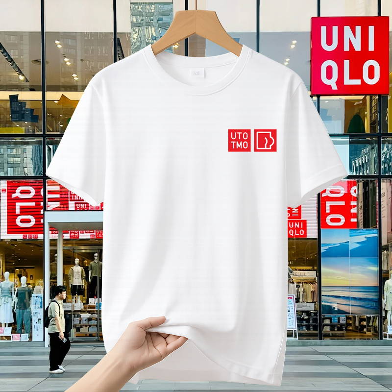 100% Original - Uniqlo Kaos Fashion Pria Katun Premium Nyaman Dipakai