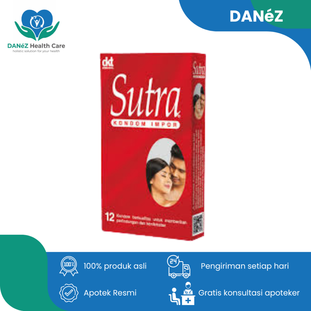SUTRA KONDOM MERAH ISI 12 ALAT KONSTRASEPSI UNTUK MEMBANTU MENCEGAH KEHAMILAN DAN PENYEBARAN PENYAKI