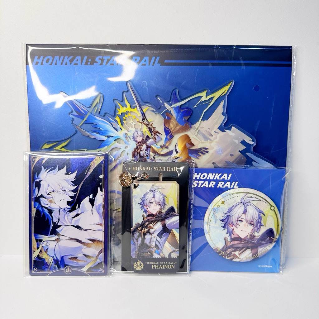 [HSR Official Merch] Phainon Splash Art Series Merch - Standee, Keychain, Badge, POB