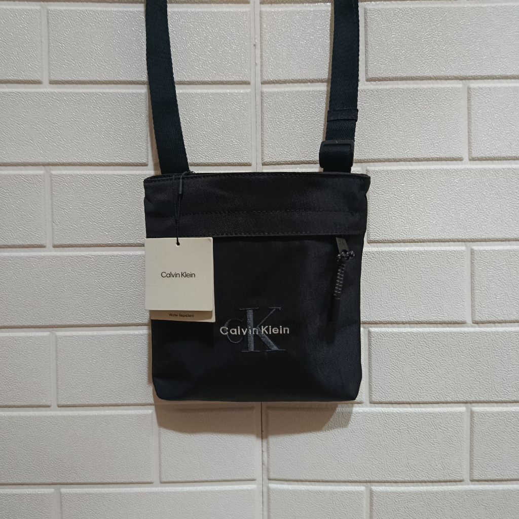Tas Sling Bag CK BLD Flatpack Black Original Selempang Waistbag Pria Wanita Unisex Dailybag