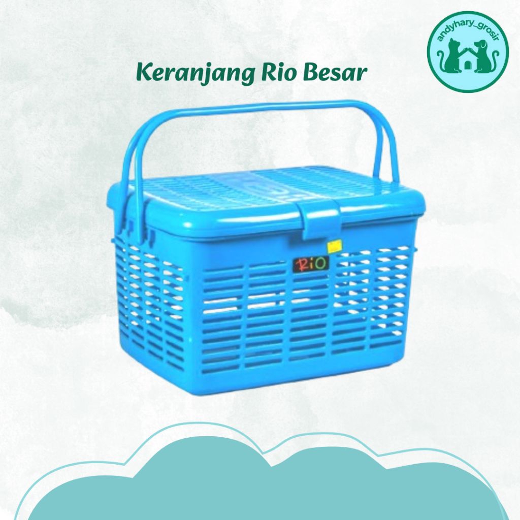 Rio Besar Keranjang Tas Pet Cargo untuk Anjing dan Kucing