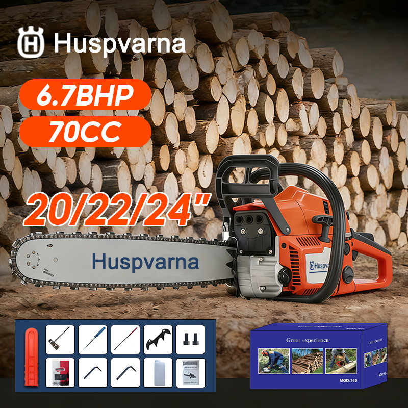 Mesin Gergaji Kayu Chain Saw 20/22/24inch 70CC Gergaji Mesin Mini Original