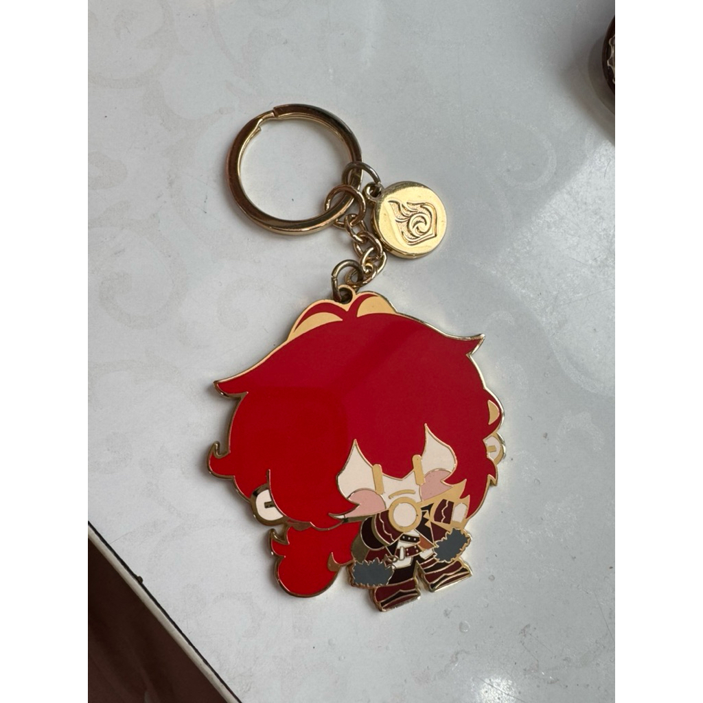 Genshin Impact Diluc Keychain