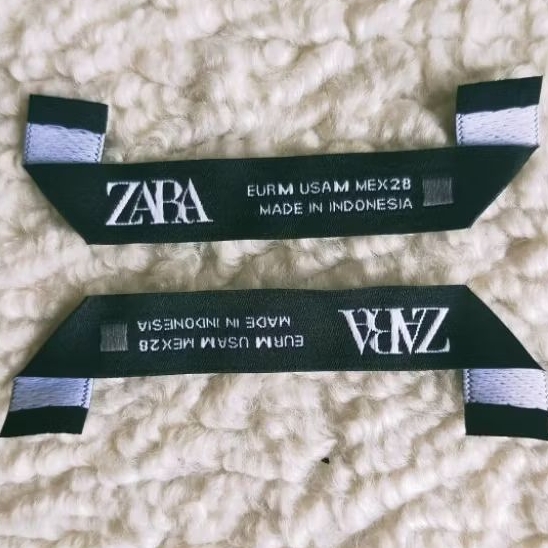 tag zara label size misc
